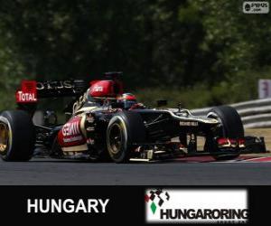 Puzzle Kimi Räikkönen - Lotus - Grand Prix της Ουγγαρίας το 2013, που ταξινομούνται